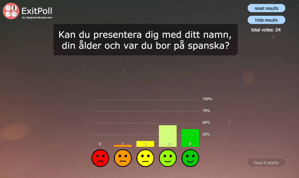 Classroom Screen bidrar till tydlighet och struktur Patricia Diaz